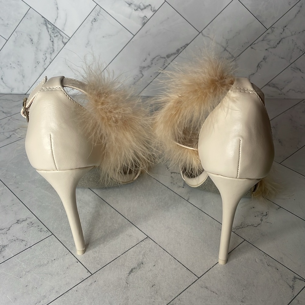 NWT Cape Robbin Womens Nude Drew Heels SIZE 9 - Picture 5 of 6